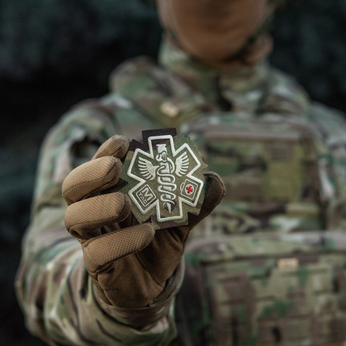 M-Tac нашивка Paramedic (вишивка) Multicam