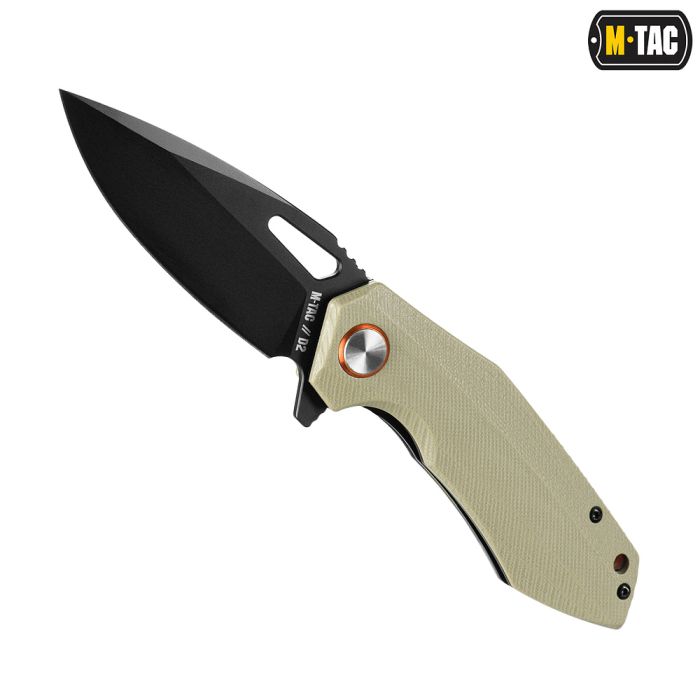 M-Tac ніж складний Type 12 Sand/Black