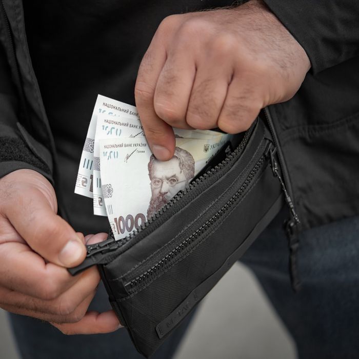 M-Tac гаманець горизонтальний з карабіном X-Pac Elite Black