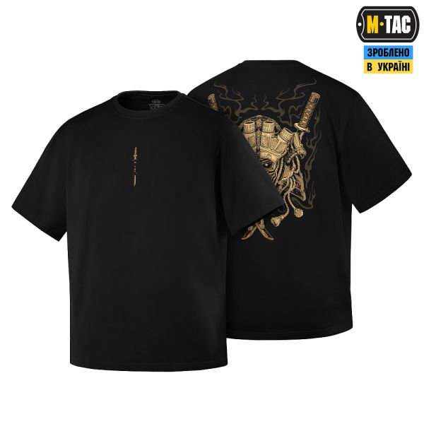 M-Tac футболка Gold Samurai Oversize Black