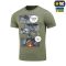 M-Tac футболка Comics Drone Girl Light Olive