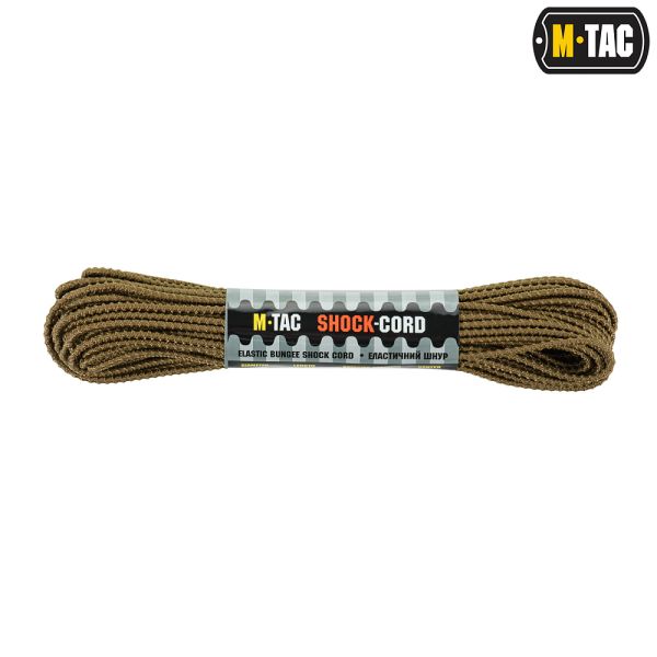 M-Tac паракорд Shock-Cord 3mm 15m Dragon Skin Coyote