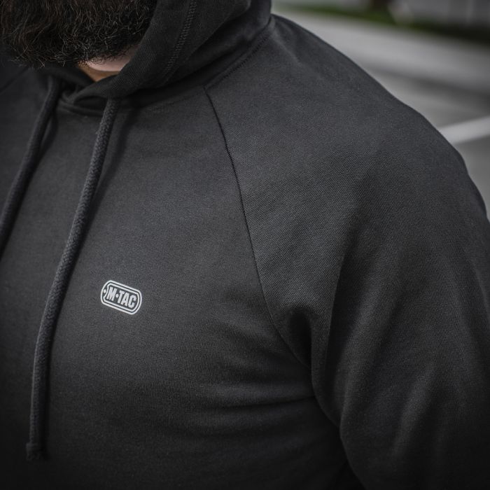 M-Tac кофта Hoodie Cotton Raglan Hard Black