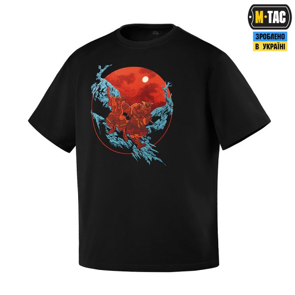 M-Tac футболка Two Samurai Oversize Cotton Hard Black