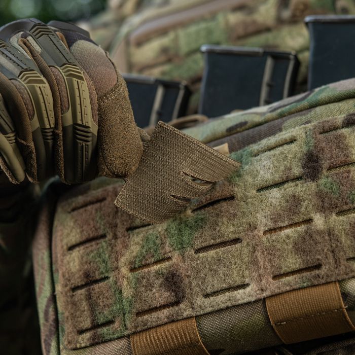 Нашивка Тризуб PVC великий койот