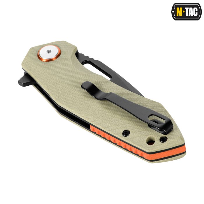 M-Tac ніж складний Type 12 Sand/Black