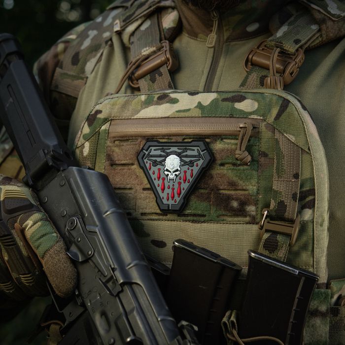 M-Tac нашивка Vampir PVC Black/Grey