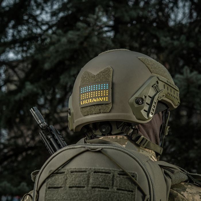 M-Tac нашивка Ukraine Laser Cut Ranger Green/Yellow/Blue/GID
