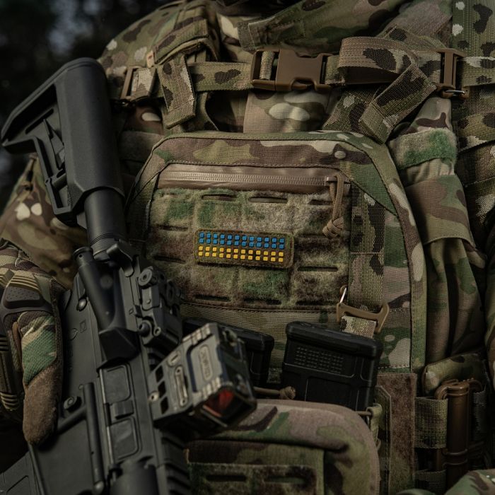 M-Tac нашивка прапор України 25х80 Velcro/PVC Multicam