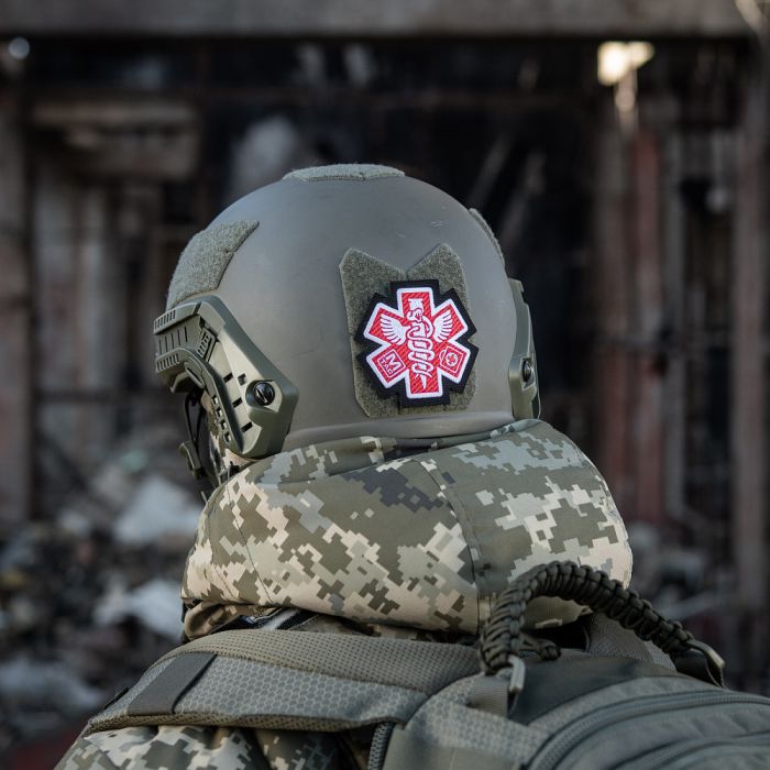 M-Tac нашивка Paramedic (вишивка) Black