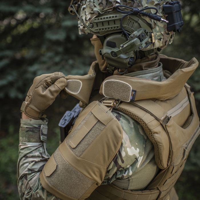 M-Tac Горжет сумісний з активними навушниками 1 клас захисту Elite Coyote