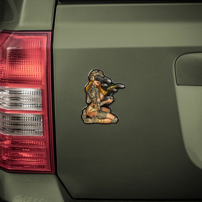 M-Tac наклейка об'ємна Tactical girl №6 Якудза 