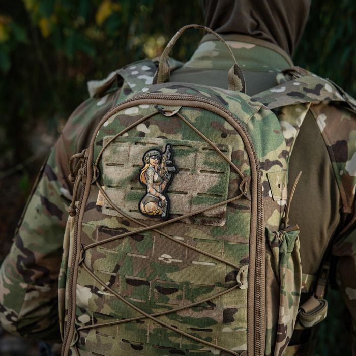 M-Tac нашивка Tactical girl №4 PVC tattoo Якудза