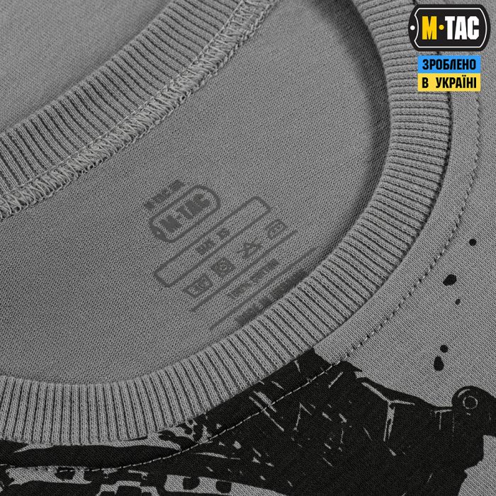 M-Tac футболка Warrior Oversize Light Grey