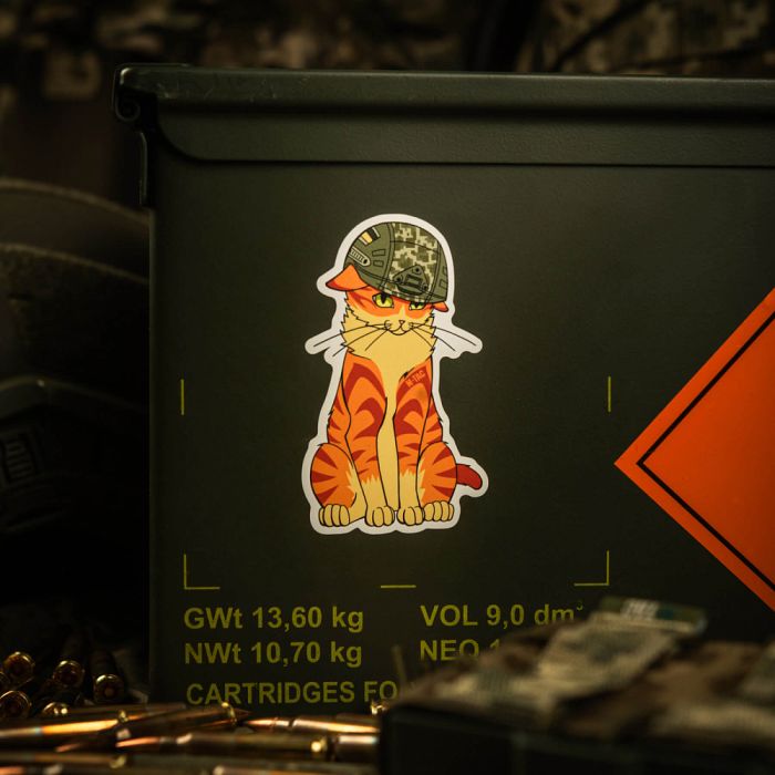 M-Tac наклейка Orange Cat