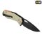 M-Tac ніж складний Type 12 Sand/Black