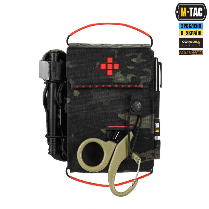 M-Tac Аптечка-вкладиш тактична індивідуальна IFAK Elite Multicam Black