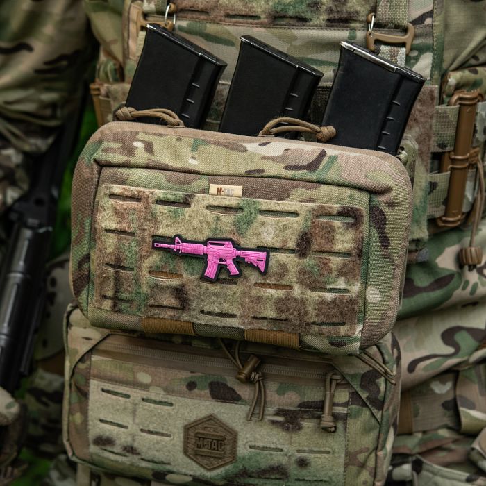 M-Tac нашивка M4A1 3D PVC Pink