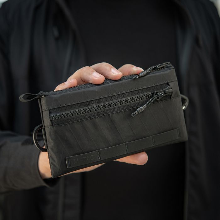 M-Tac гаманець горизонтальний з карабіном X-Pac Elite Black