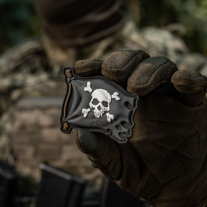 M-Tac нашивка Веселий Роджер PVC Black