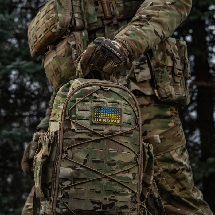 M-Tac нашивка Ukraine 50х80 Velcro/PVC Multicam