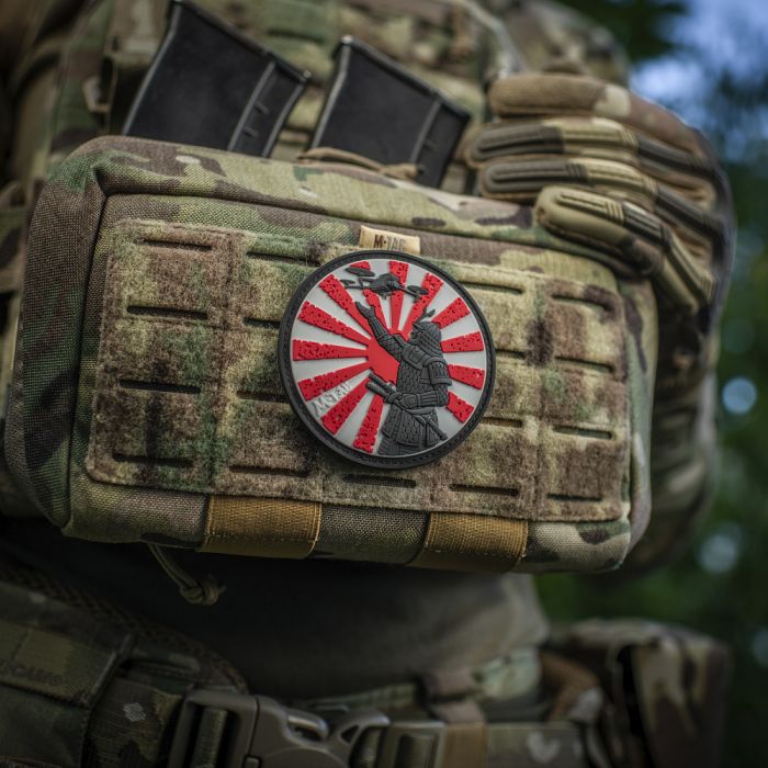 M-Tac нашивка Шлях Самурая PVC червоно-чорний