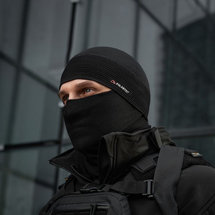 M-Tac шапка-підшоломник Polartec Black