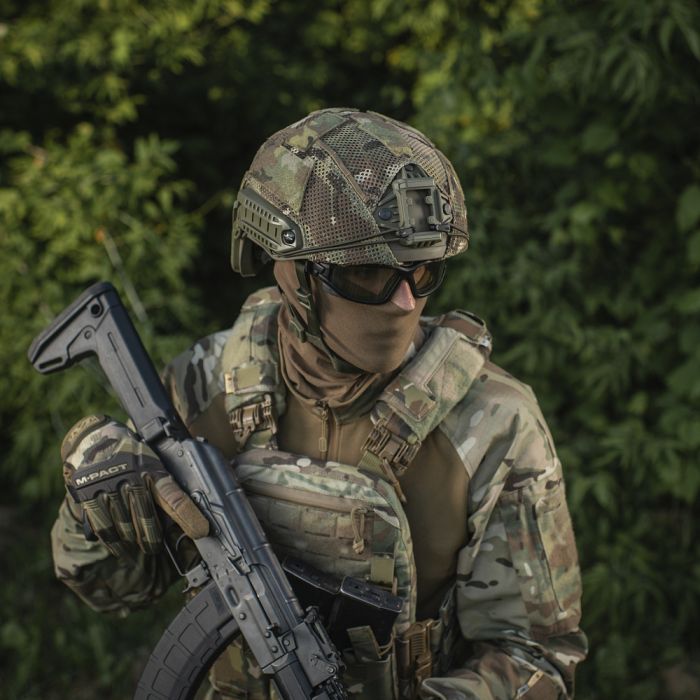 M-Tac кавер на шлем с отверстием под Shroud Multicam