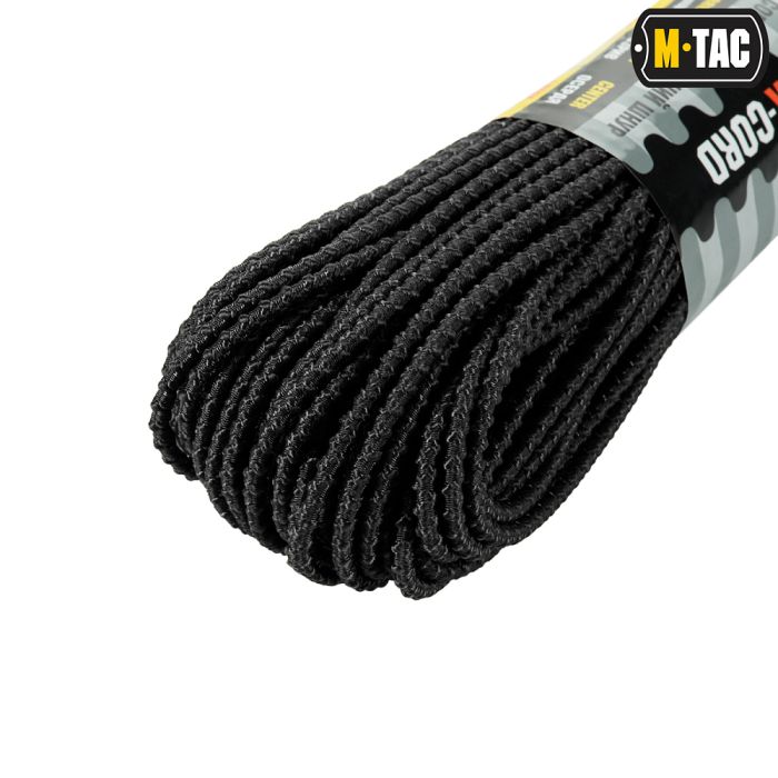 M-Tac паракорд Shock-Cord 3mm 30m Dragon Skin Black