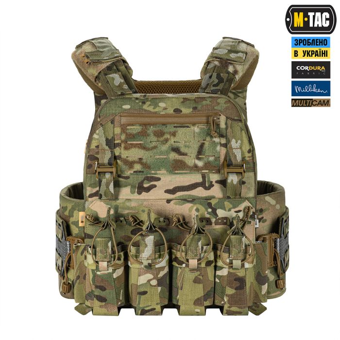 M-Tac плитоноска Cuirass Tiger Elite (розмір плити XL) Multicam