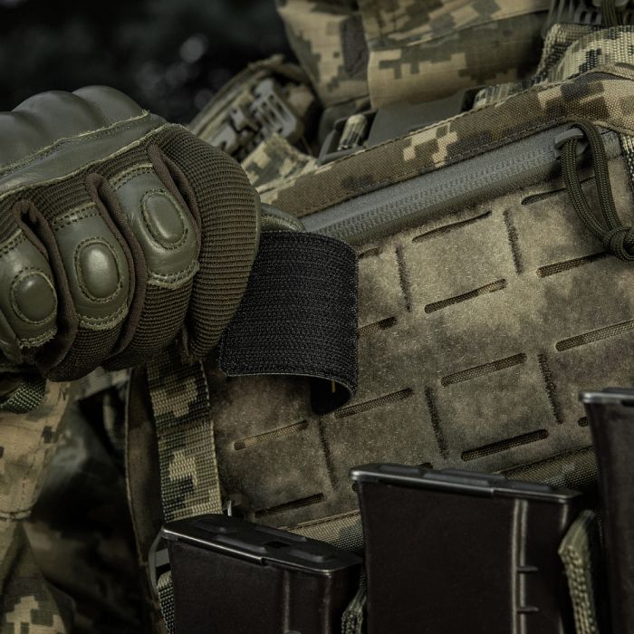 M-Tac нашивка Бог простить, ЗСУ ніколи Black/Yellow/Blue/GID