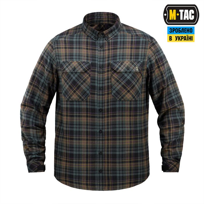 M-Tac сорочка Lumberjack Merino Cold Weather Blue/Yellow
