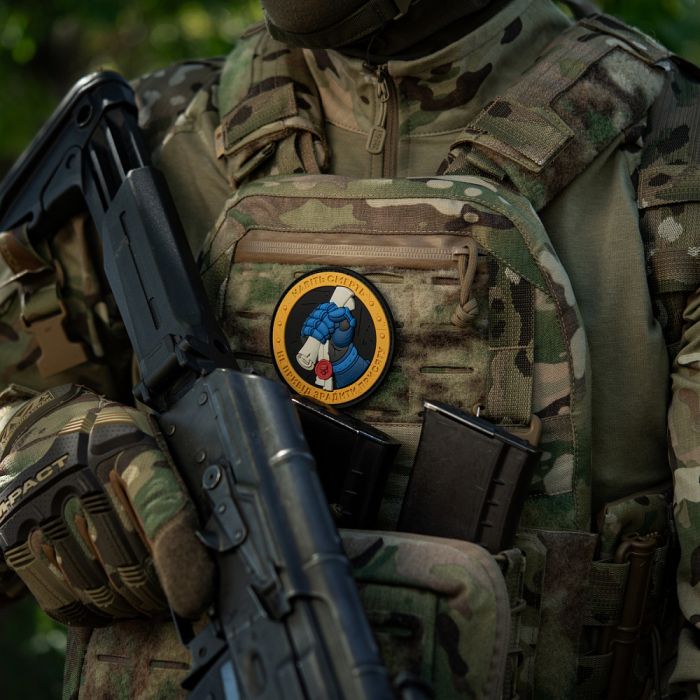 M-Tac нашивка Присяга PVC Yellow/Blue