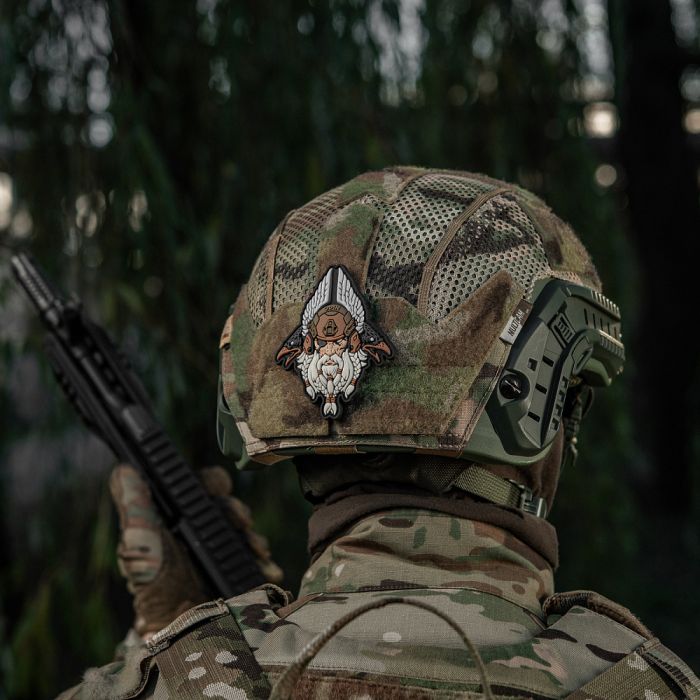 M-Tac нашивка Odin Tactical 3D PVC White/Coyote