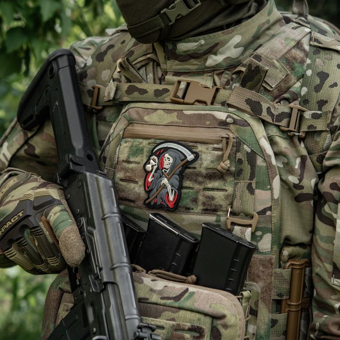 M-Tac нашивка Time PVC Black/Grey