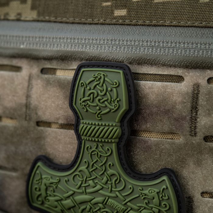 M-Tac нашивка Mjölnir Large PVC Olive