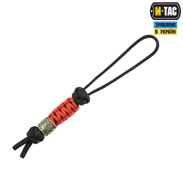 M-Tac темляк Scandinavian Small китайський вузол Black&Red