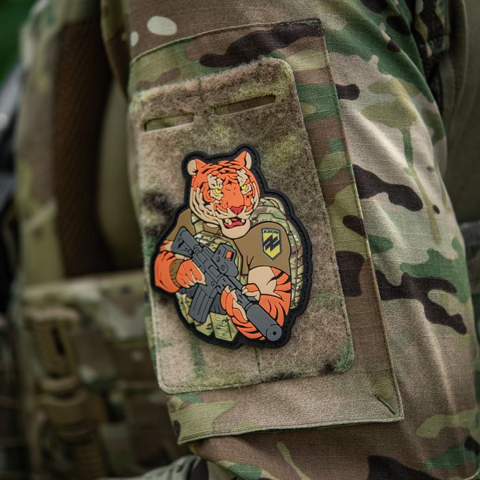 M-Tac нашивка Тигр Азов PVC