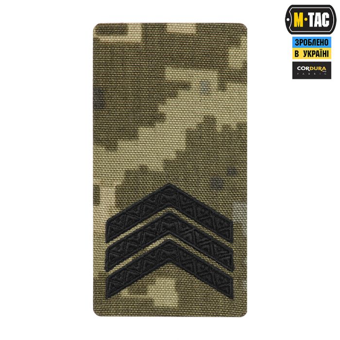 M-Tac погон на липучці Сержант (вишивка) MM14