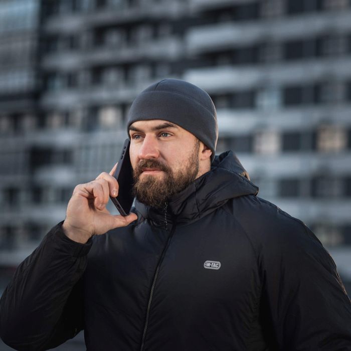 M-Tac шапка Watch Cap Elite фліс (320г/м2) Dark Grey