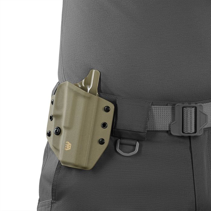 ATA Gear кобура модель Hit Factor ver.1 для зброї Glock - 17/22/47 Flat Dark Earth - Spring правша