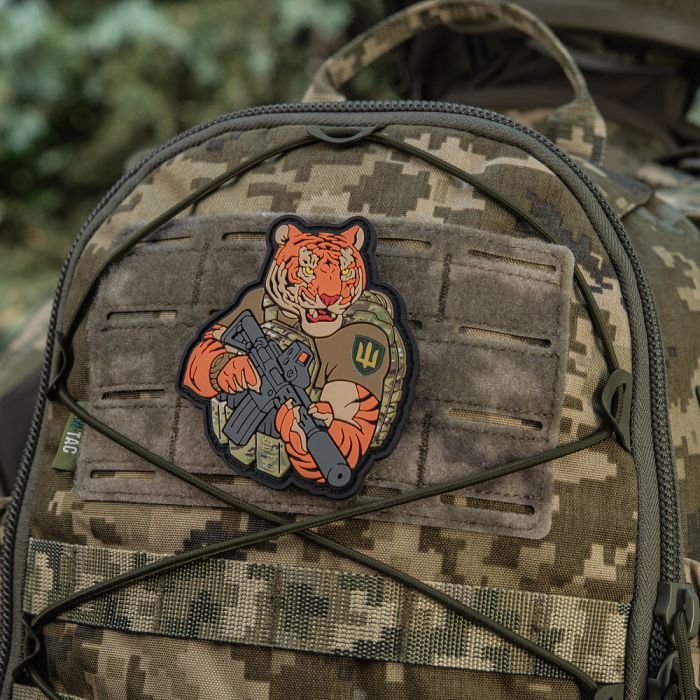 M-Tac нашивка Тигр загально військовий PVC