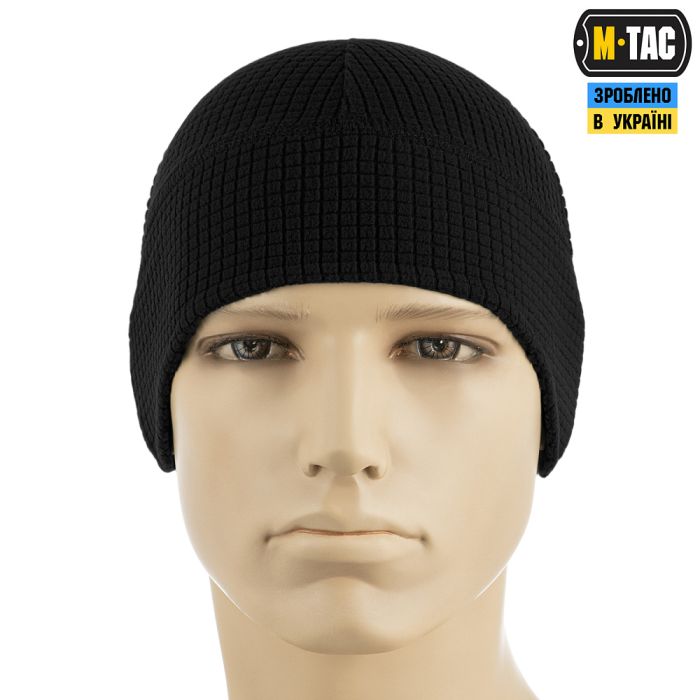 M-Tac шапка-підшоломник Gen.II фліс ріп-стоп Black