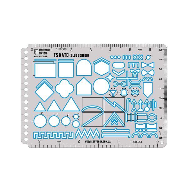 Ecopybook Tactical лінійка TS NATO (blue)