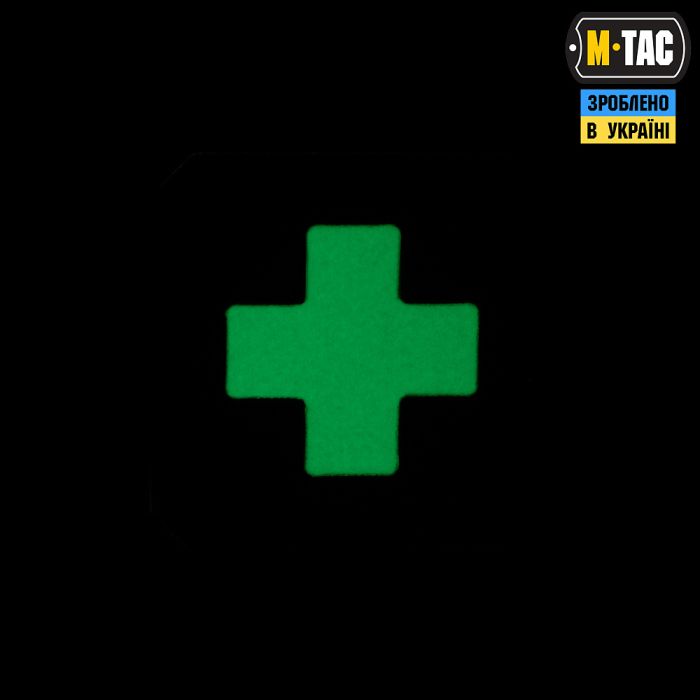 M-Tac нашивка Medic Cross Laser Cut Ranger Green/GID