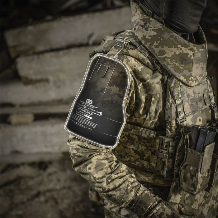 M-Tac плечовий захист з балістичними пакетами 1 клас для Cuirass QRS MM14