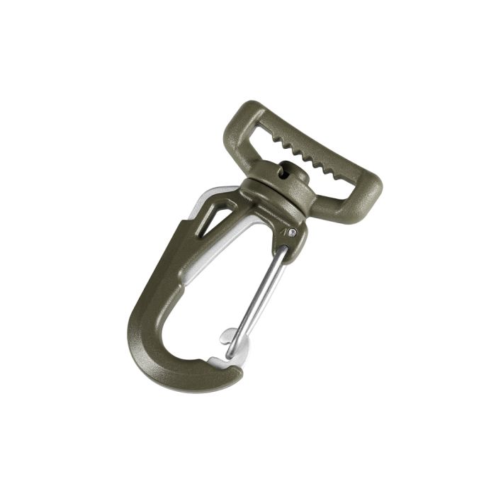 Woojin Plastic карабін Ultra Metal Hook 25mm Olive
