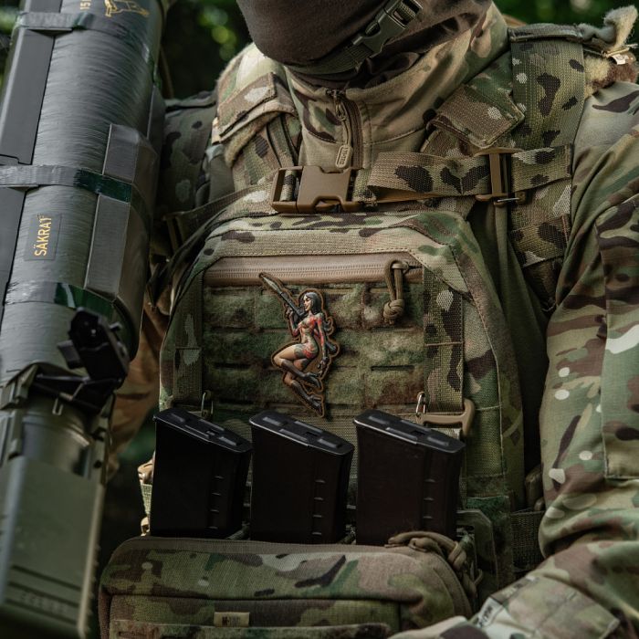M-Tac нашивка Tactical girl №9 RPG PVC