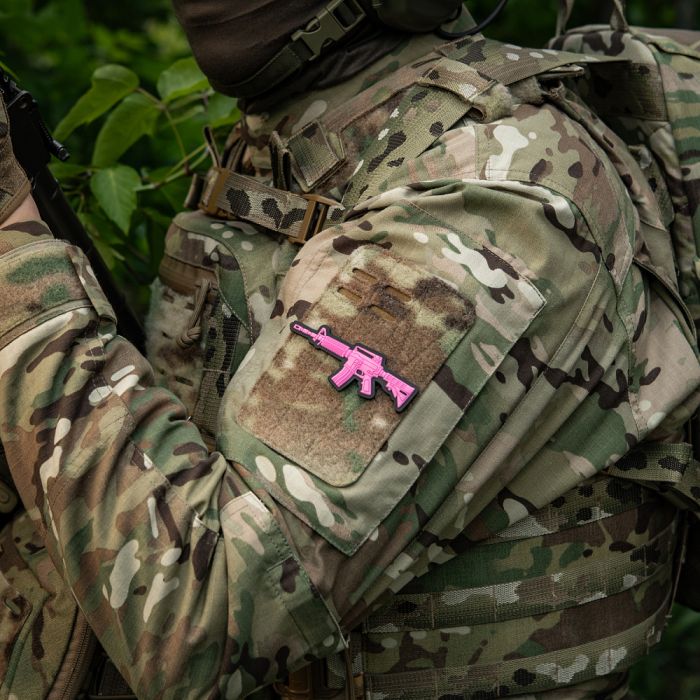 M-Tac нашивка M4A1 3D PVC Pink