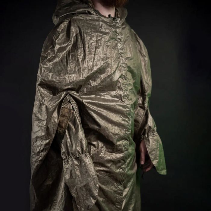 Балістика Антитепловізійне пончо-плащ "Чугайстер" (Камуфляж "Хащі")